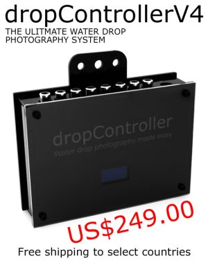 dropControllerV4. The ultimate water drop photography system