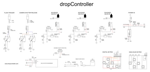 dropController Bread Board Circuit Diagram